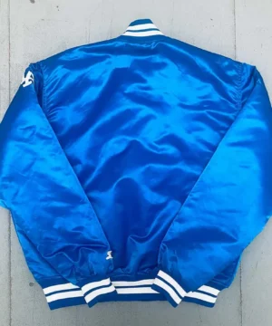 Alternative view of 1980’s LA Dodgers Royal Satin Bomber Jacket