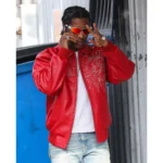 A$AP Rocky Pelle Pelle Anniversary Red Jacket