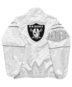 Al Davis inspired Oakland Raiders 1994-95 white jacket retro design