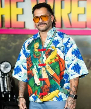 Angel Manuel The Wrecking Crew UK Premiere shirt featuring premium fabric, official movie-inspired design, and stylish fanwear