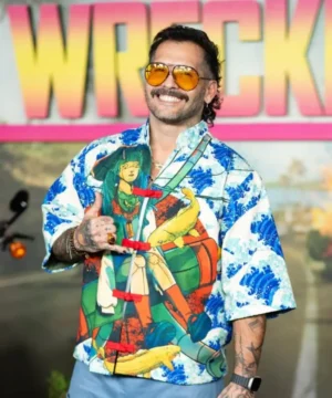 UK Premiere shirt worn by Angel Manuel with sleek fit, comfortable material, and modern casual style