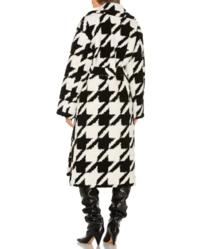 Premium Beyond The Gates 2025 coat in classic houndstooth pattern for elegant wear