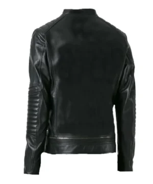 Black Legend leather bomber jacket designed for everyday wear, offering comfort, warmth, and iconic bomber style appeal.