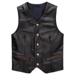 Black Vintage Vest