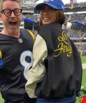 Stylish LA Rams letterman jacket inspired by Brenda Song’s on-field fashion