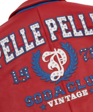 Arches Soda Club Pelle Pelle jacket worn by Cade Cunningham with sleek fit, luxury craftsmanship, and urban fashion appeal