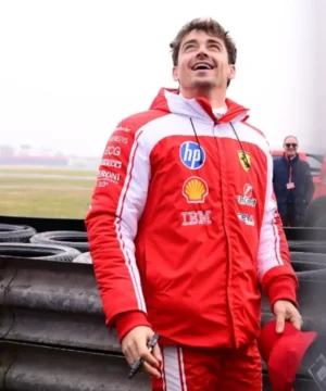 Charles Leclerc Ferrari jacket Scuderia 26 F1 motorsport outerwear