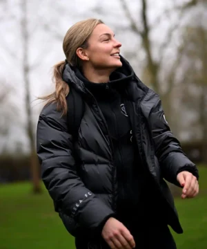 UEFA Women’s Champions League Chelsea FC puffer jacket with modern athletic design