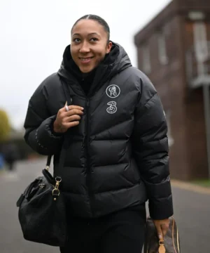 Premium Chelsea FC puffer jacket designed for football fans and winter wear