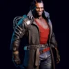Cyberpunk 2077 Placide Brown Leather Coat