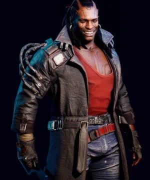 Cyberpunk 2077 Placide Brown Leather Coat