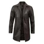 Dark Brown Distressed Legacy Trench Coat