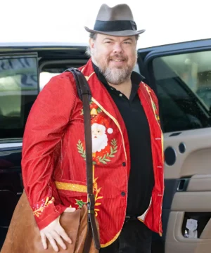 Meet & Greet jacket by Devin Ratray with sleek silhouette, high-quality finish and contemporary fan event fashion appeal