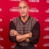Dwayne Johnson sweatshirt from SAG-AFTRA Foundation Conversations event with premium design