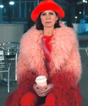 Elsbeth Tascioni TV Series Elsbeth S02 Carrie Preston Ombre Fur Coat