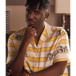 Emily In Paris S05 Samuel Arnold Yellow Striped Shirt