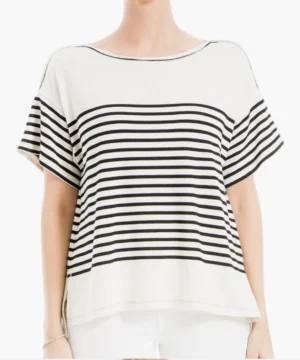 Stylish S07 striped shirt inspired by Jenny Marrs’ Fixer To Fabulous appearance