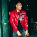 G Herbo Chi Town Red Pelle Pelle Jacket