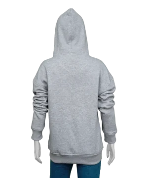 High-quality YOGA Melange Hoodie with durable stitching and smooth fabric composition, offering warmth, mobility, and a refined activewear aesthetic.