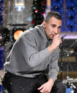 Jack Antonoff S13 hoodie featured on The Tonight Show Starring Jimmy Fallon