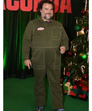 Stylish London photocall jumpsuit inspired by Jack Black’s Anaconda premiere look