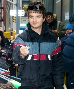 Joe Keery jacket worn on Good Morning America featuring modern casual styling