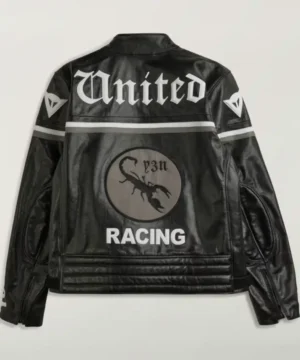 High-end Y-3 NBHD leather jacket designed for modern streetwear and motorsport style