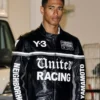 Jude Bellingham Y-3 NBHD leather racer jacket with premium craftsmanship and sleek finish