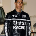 Jude Bellingham Y-3 NBHD Leather Racer Jacket