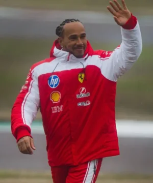 Lewis Hamilton Scuderia Ferrari-26 jacket featuring premium materials, racing-inspired design, and sleek motorsport style