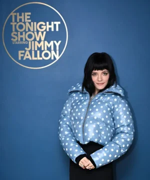 Premium Jimmy Fallon show puffer jacket designed for fans and modern casual wear