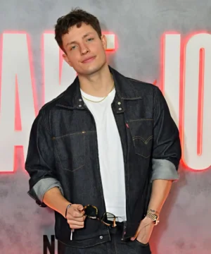 Jake Paul v Anthony Joshua jacket worn by Matt Rife with sleek silhouette, modern tailoring, and iconic fight night fashion appeal