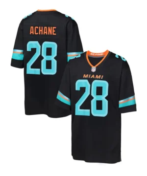 Miami Dolphins De’Von Achane Rivalries jersey NFL football fan apparel