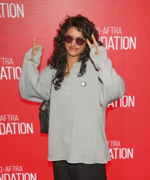 Odessa A’zion sweatshirt from SAG-AFTRA Foundation Conversations event with premium design