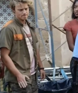 Outer Banks Season 4 JJ Maybank grey shirt inspired TV series outfit