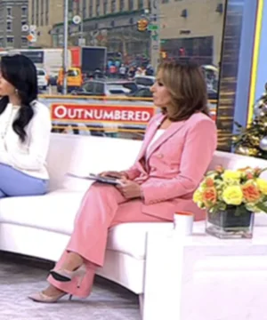 Rosanna Scotto blazer featured on Outnumbered 2025 with elegant tailored styling