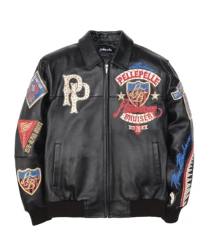 A$AP Rocky Pelle Pelle jacket in American Bruiser style showcasing structured fit and high-quality craftsmanship