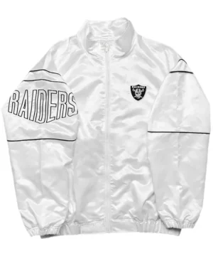 Oakland Raiders Al Davis white jacket 1994 1995 classic football outerwear