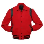 Red & Black Varsity Jacket