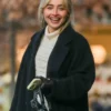 Sabrina Carpenter NYC long coat inspired by celebrity street style, premium tailored outerwear with elegant silhouette and urban fashion appeal