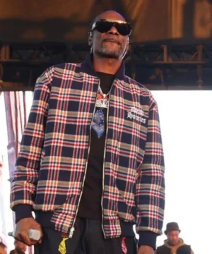 Iconic Toy Drive jacket inspired by Snoop Dogg’s 12th Annual TDE Christmas Concert look
