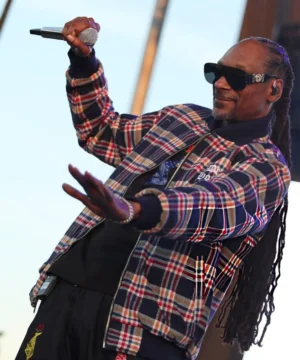 Iconic Toy Drive jacket inspired by Snoop Dogg’s 12th Annual TDE Christmas Concert look