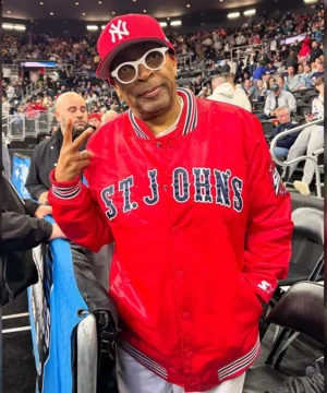 Spike Lee MSG NYC St Johns jacket featuring classic collegiate design, premium fabric, and iconic celebrity-inspired streetwear style
