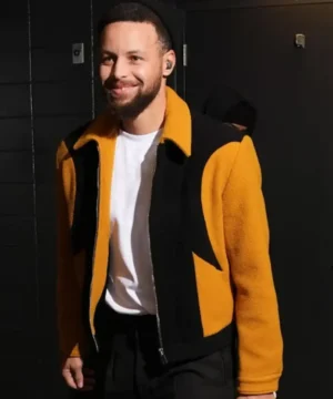 Stephen Curry Warriors vs Timberwolves jacket NBA game day fan apparel
