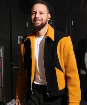 Stephen Curry inspired Golden State Warriors vs Timberwolves jacket basketball outerwear