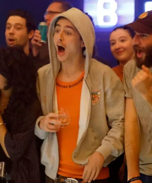 Table Tennis Experience hoodie featuring Timothée Chalamet, premium fabric, and modern celebrity-inspired casual streetwear style