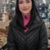 Emilie Ikeda quilted parka coat with tie waist featured on The Today Show 2025