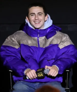 Stylish Marty Supreme puffer jacket inspired by Timothée Chalamet’s BAFTA red carpet look