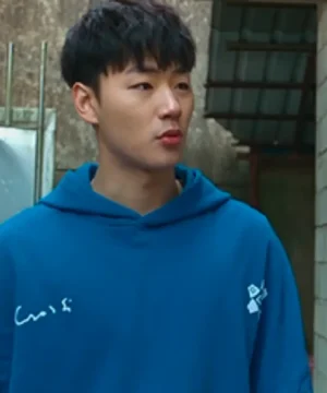 Go Hyun-tak blue hoodie from WEAK HERO CLASS 2 featuring premium fabric and design