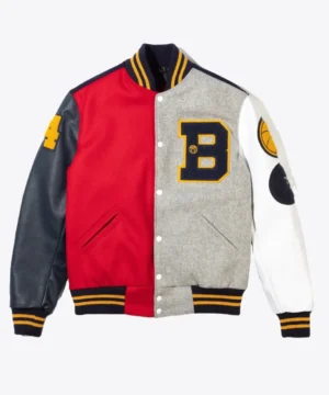Bel-Air Academy varsity jacket inspired by Will Smith with timeless silhouette, bold detailing, and contemporary streetwear appeal